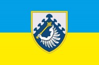 Прапор ПвК Центр (жовто-блакитний)